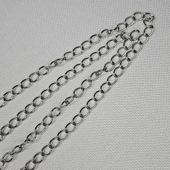 Lia Sophia Silver Chain Deep Purple Long Pendant Necklace - Picture 7 of 12